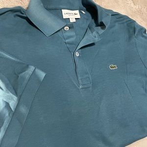 Lacoste green polo shirt